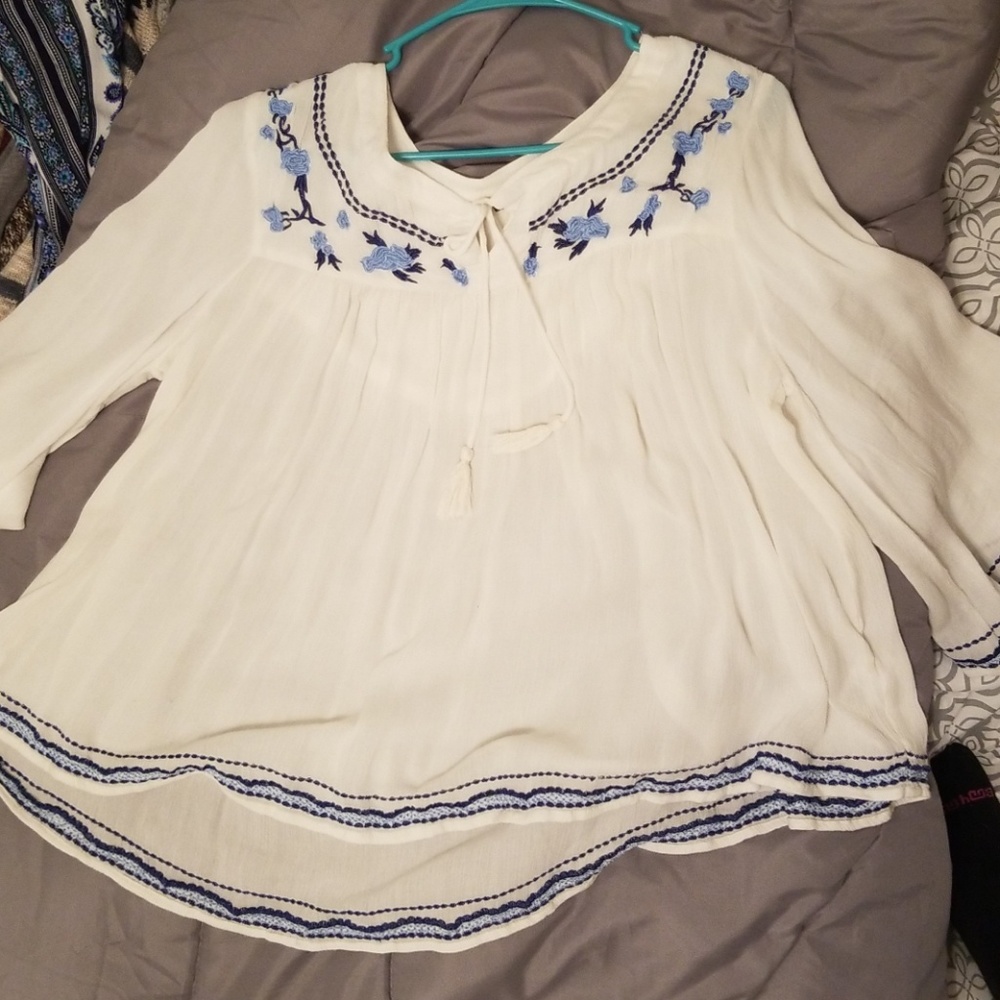 Cute white blouse